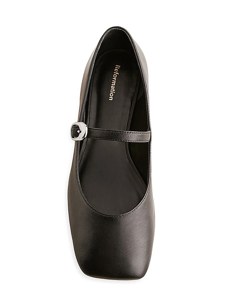 Melissa Leather Mary Jane Flats