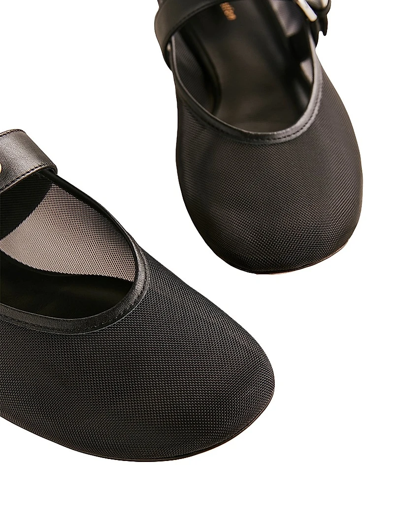 Bethany Mesh Ballet Flats