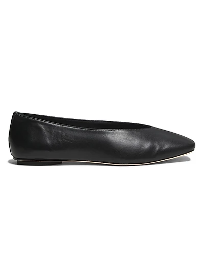 Prudence Leather Ballet Flats