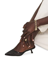 Wilda 50MM Mesh Kitten-Heel Mules