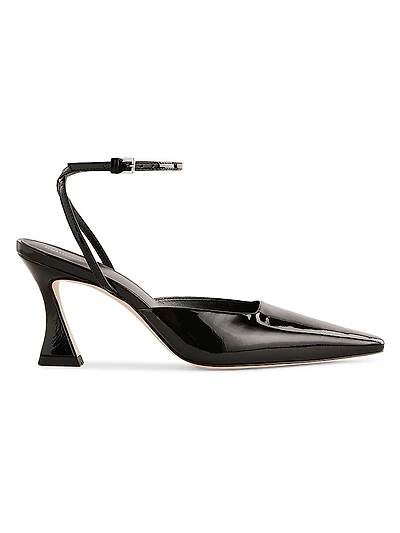 Natasha 75MM Patent Leather Pumps