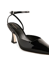 Natasha 75MM Patent Leather Pumps