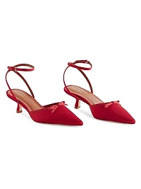 Wade 50MM Satin Kitten Heels
