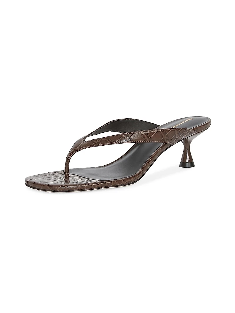 Sophie 50MM Leather Heeled Sandals