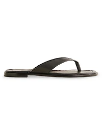 Jessie Leather Thong Sandals
