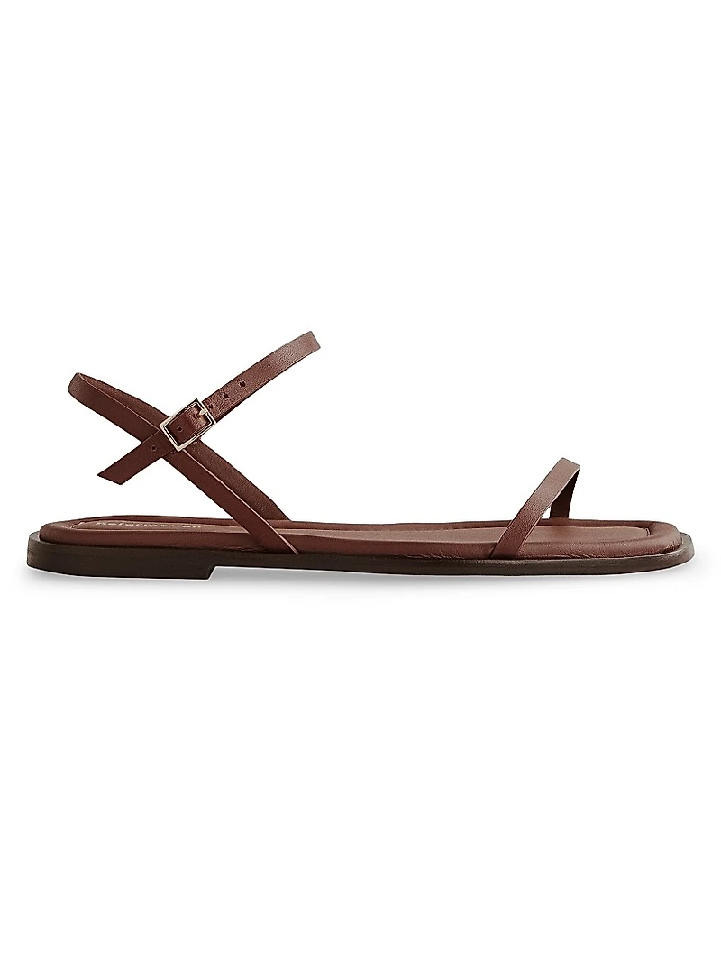 Lake Leather Flat Sandals