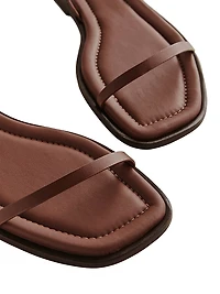 Lake Leather Flat Sandals