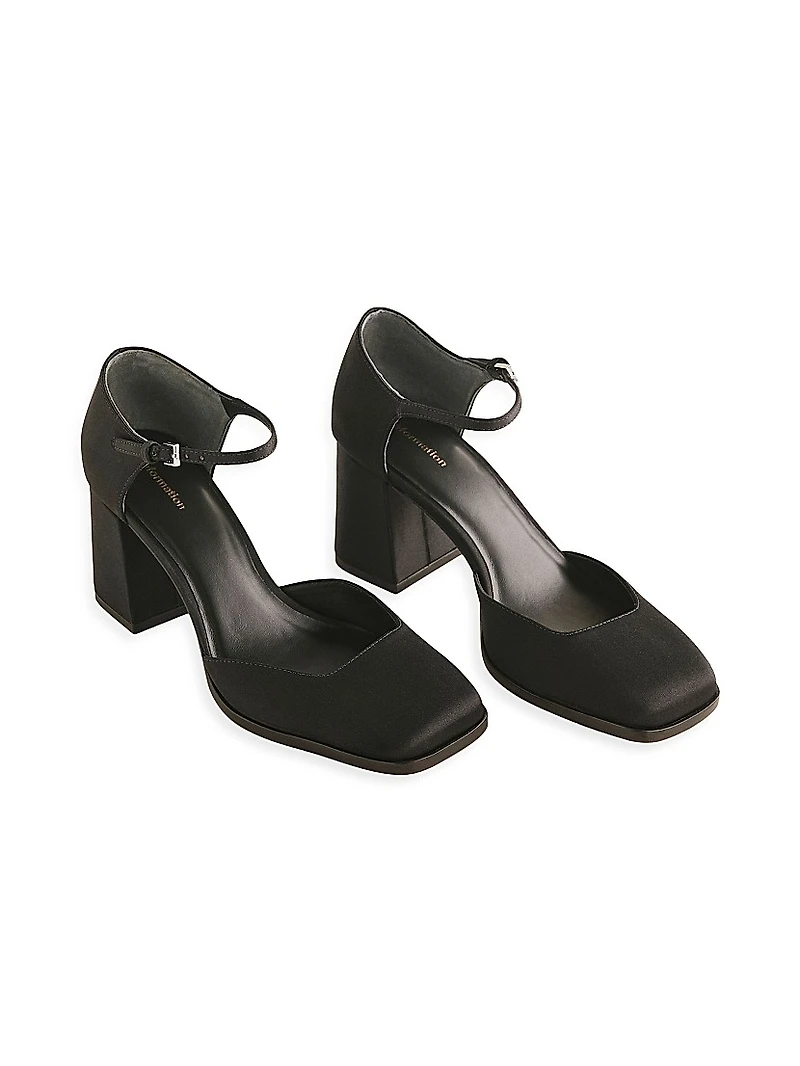 Netty 50MM Satin Pumps