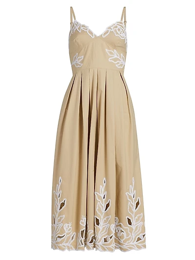 Trailing Peonies Maude Midi-Dress