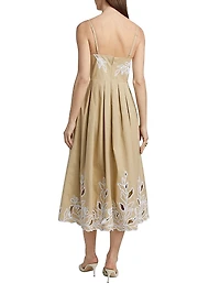 Trailing Peonies Maude Midi-Dress