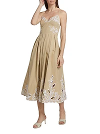 Trailing Peonies Maude Midi-Dress