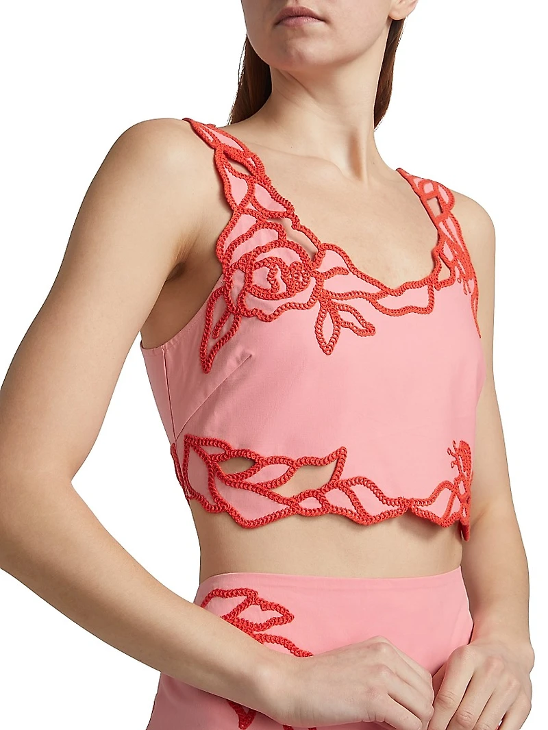 Trailing Peonies Bonita Top