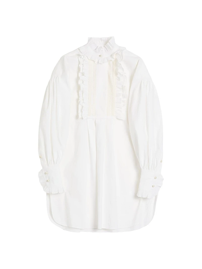 Short Dress Cotton and Linen