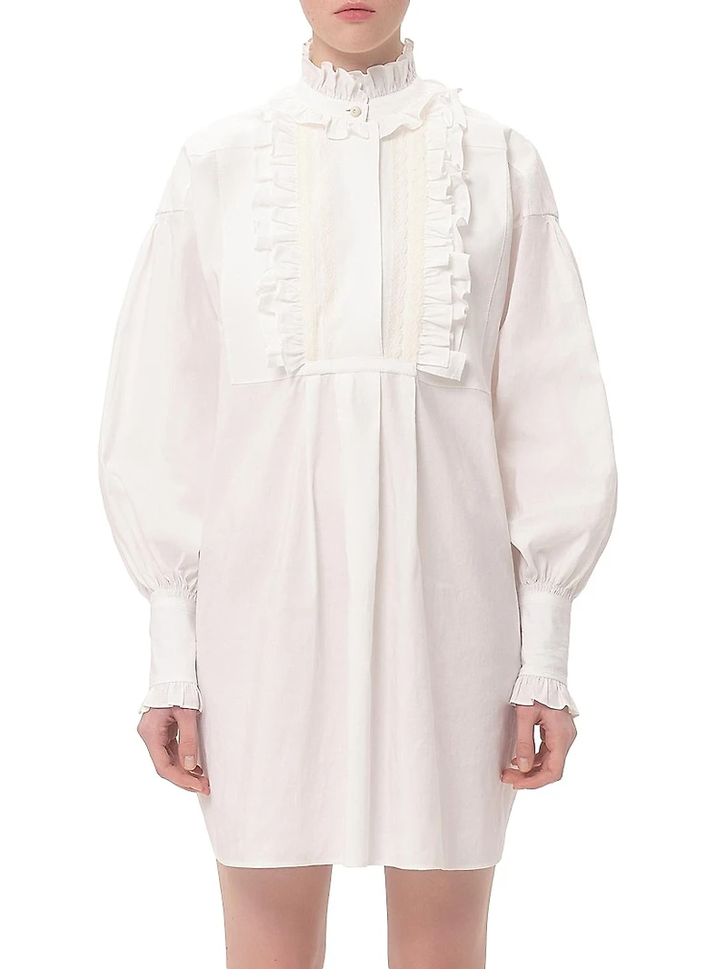 Short Dress Cotton and Linen