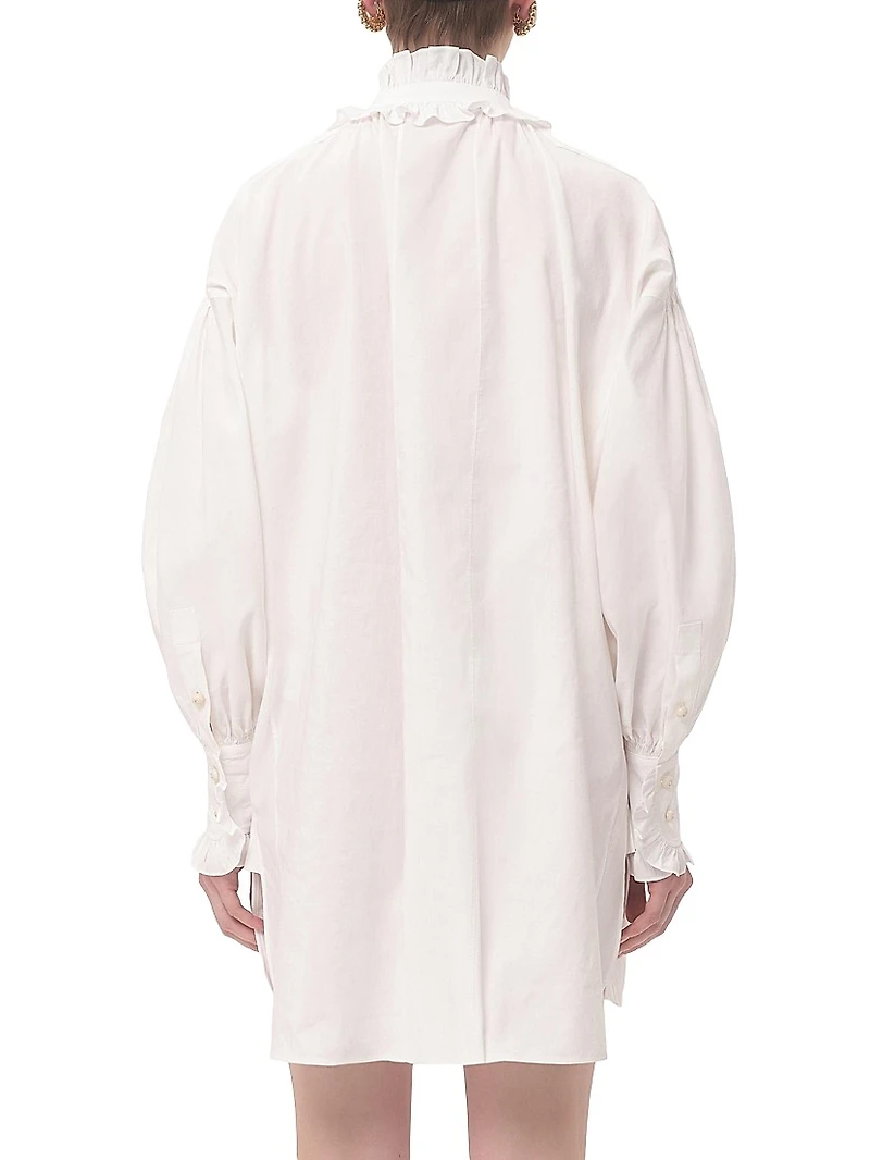 Short Dress Cotton and Linen