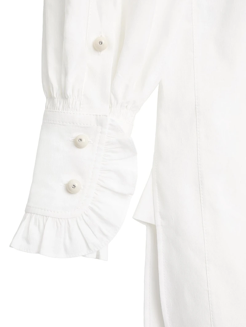 Short Dress Cotton and Linen