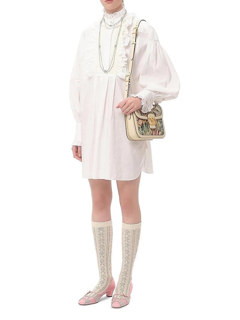 Short Dress Cotton and Linen