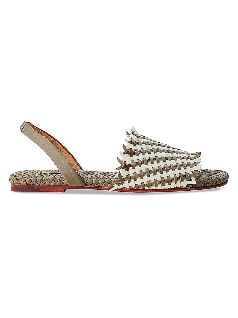 Havana Slingback Striped Sandals