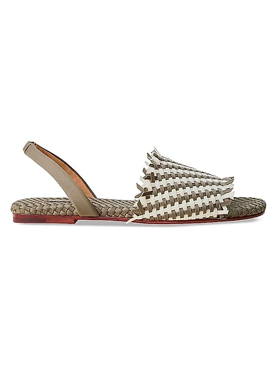 Havana Slingback Striped Sandals
