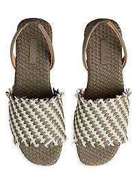 Havana Slingback Striped Sandals