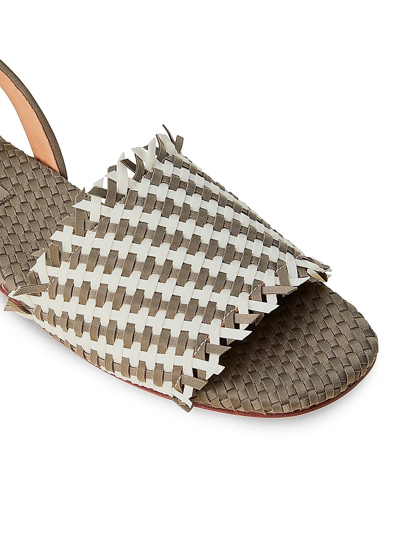 Havana Slingback Striped Sandals