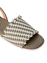 Havana Slingback Striped Sandals