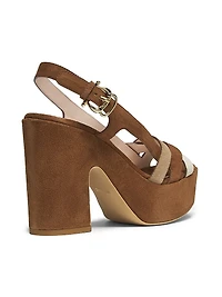 Suede 110MM Platform Sandals