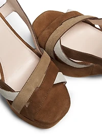 Suede 110MM Platform Sandals
