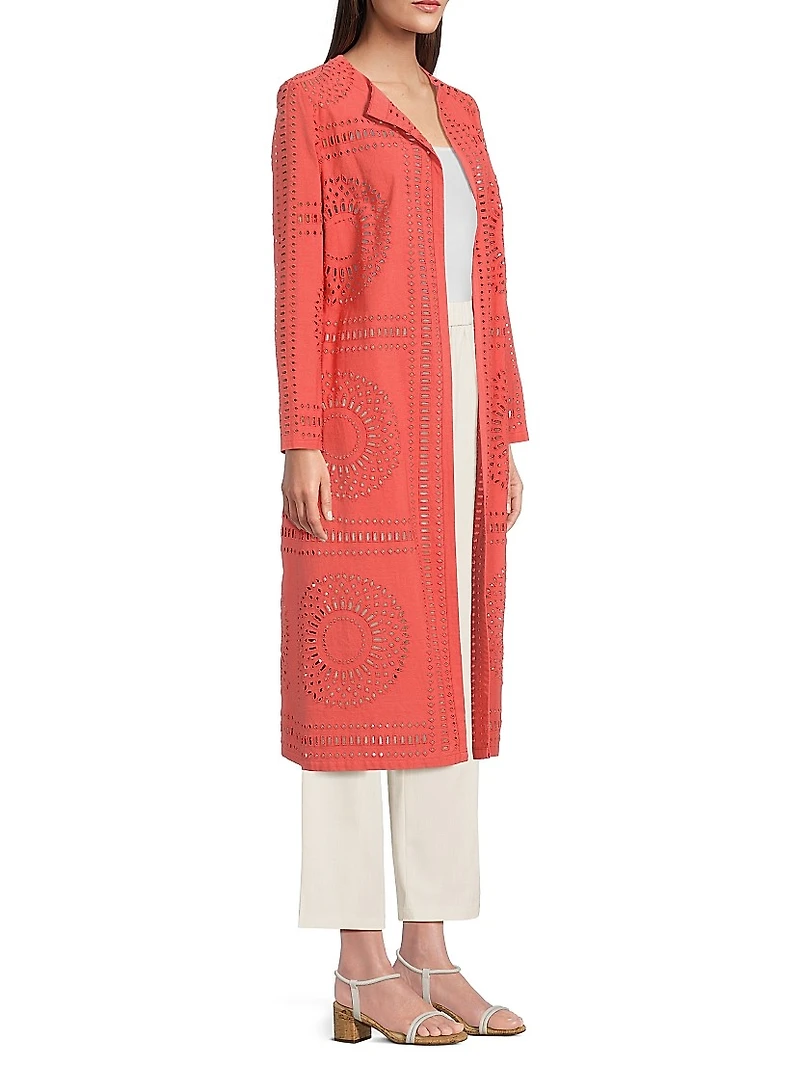Eyelet Cotton Jacket