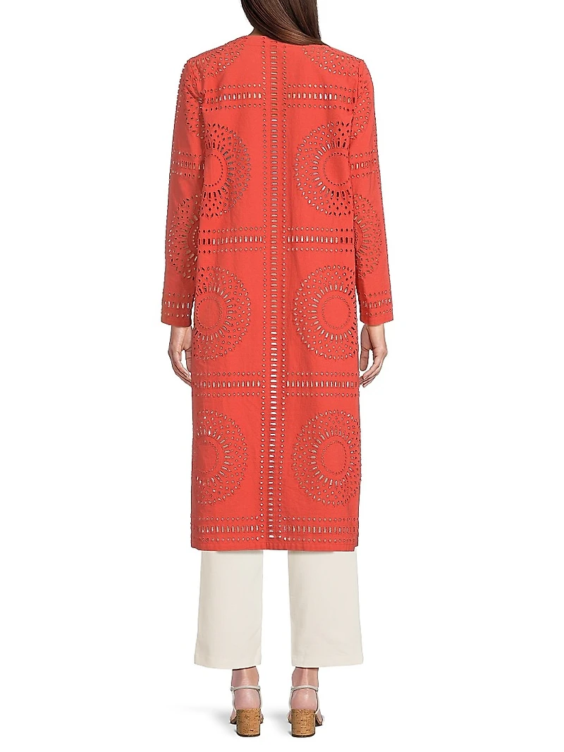 Eyelet Cotton Jacket