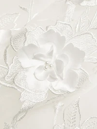 Anastasia Floral Appliqué Gown