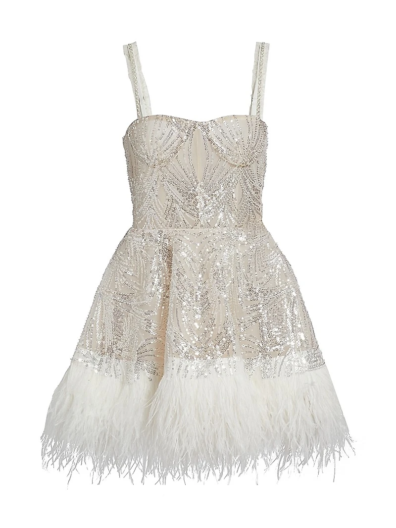 Mademoiselle Beaded Minidress