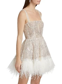 Mademoiselle Beaded Minidress