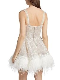 Mademoiselle Beaded Minidress