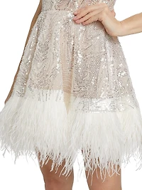 Mademoiselle Beaded Minidress