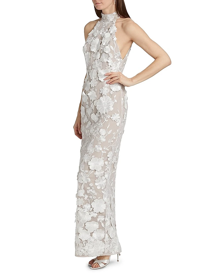 Jasmine Halterneck Gown