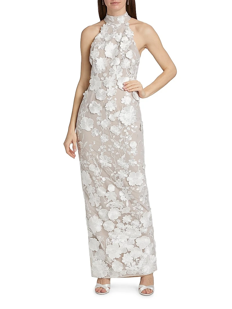 Jasmine Halterneck Gown