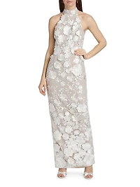 Jasmine Halterneck Gown