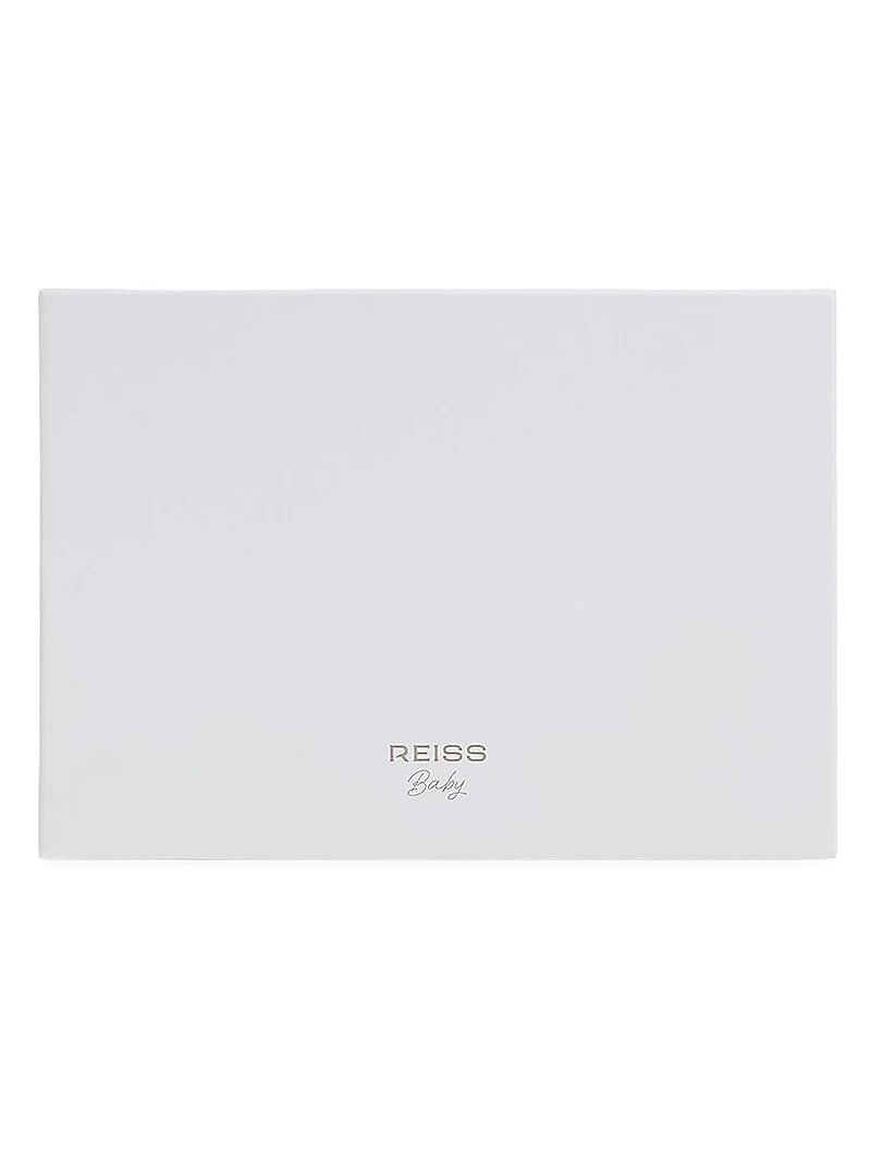 Baby's Cyra Wool-Cashmere Striped Romper Set