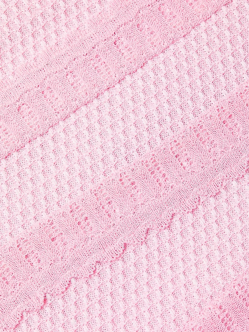 Modern Fit Scallop-Trim A-Line Minidress