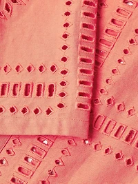 Rib-Knit A-line Midi-Dress