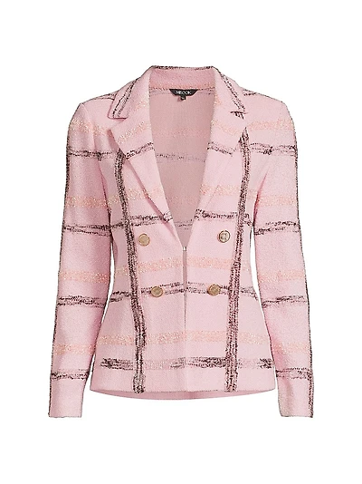 Heritage-Fit Plaid Double-Breasted Jacket