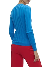 Rione V-Neck Rib Sweater