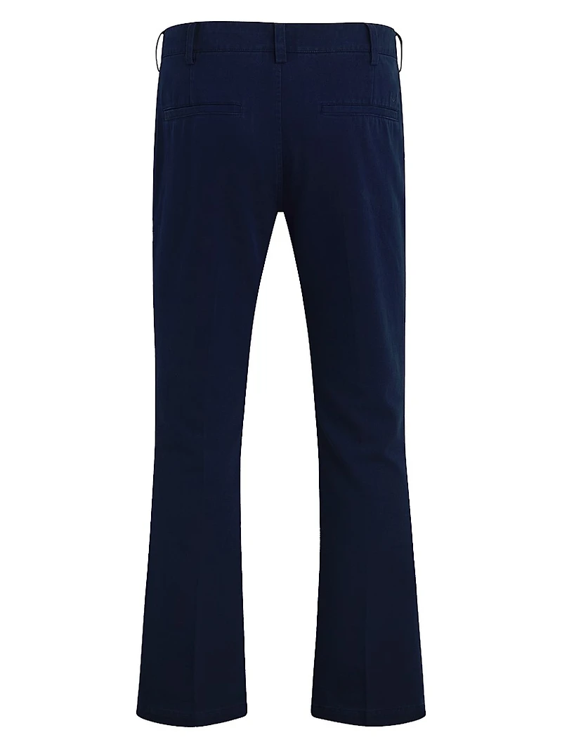 Walker Cotton Snap-Cuff Pants