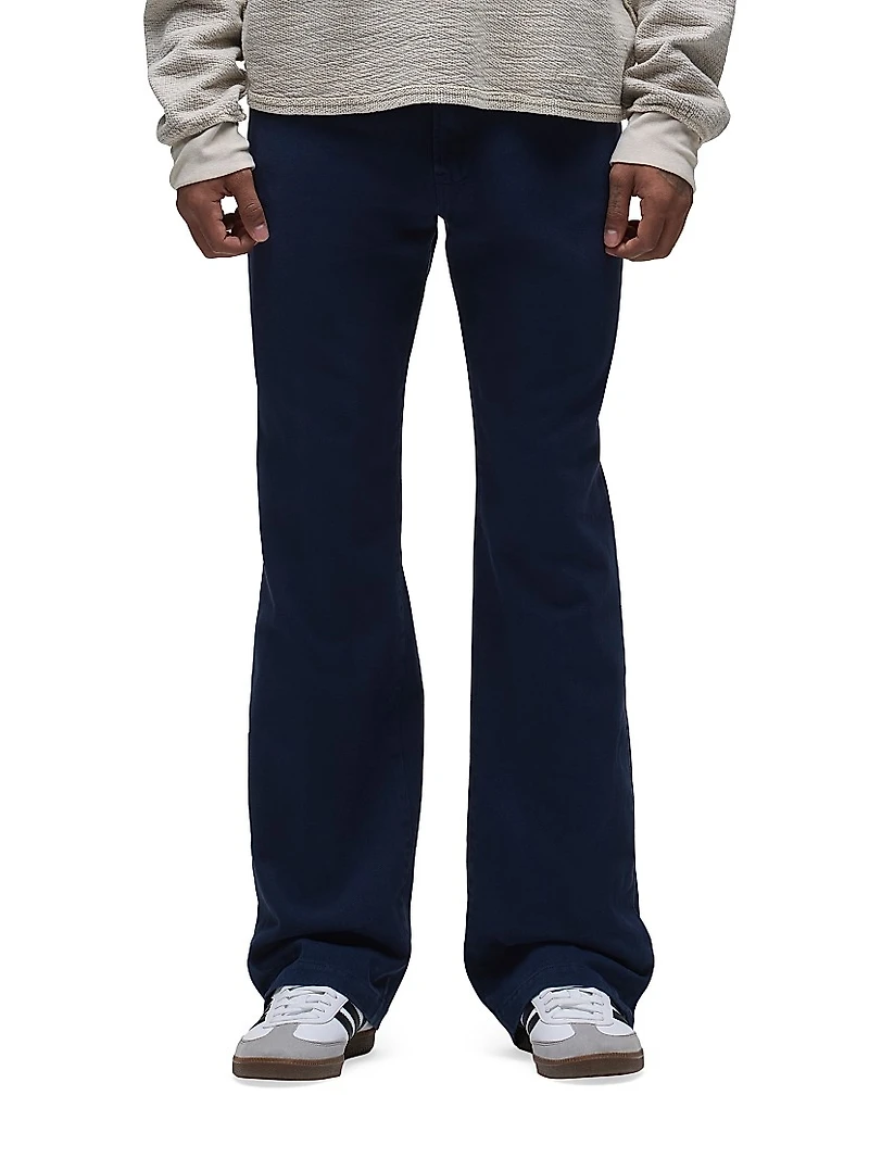 Walker Cotton Snap-Cuff Pants