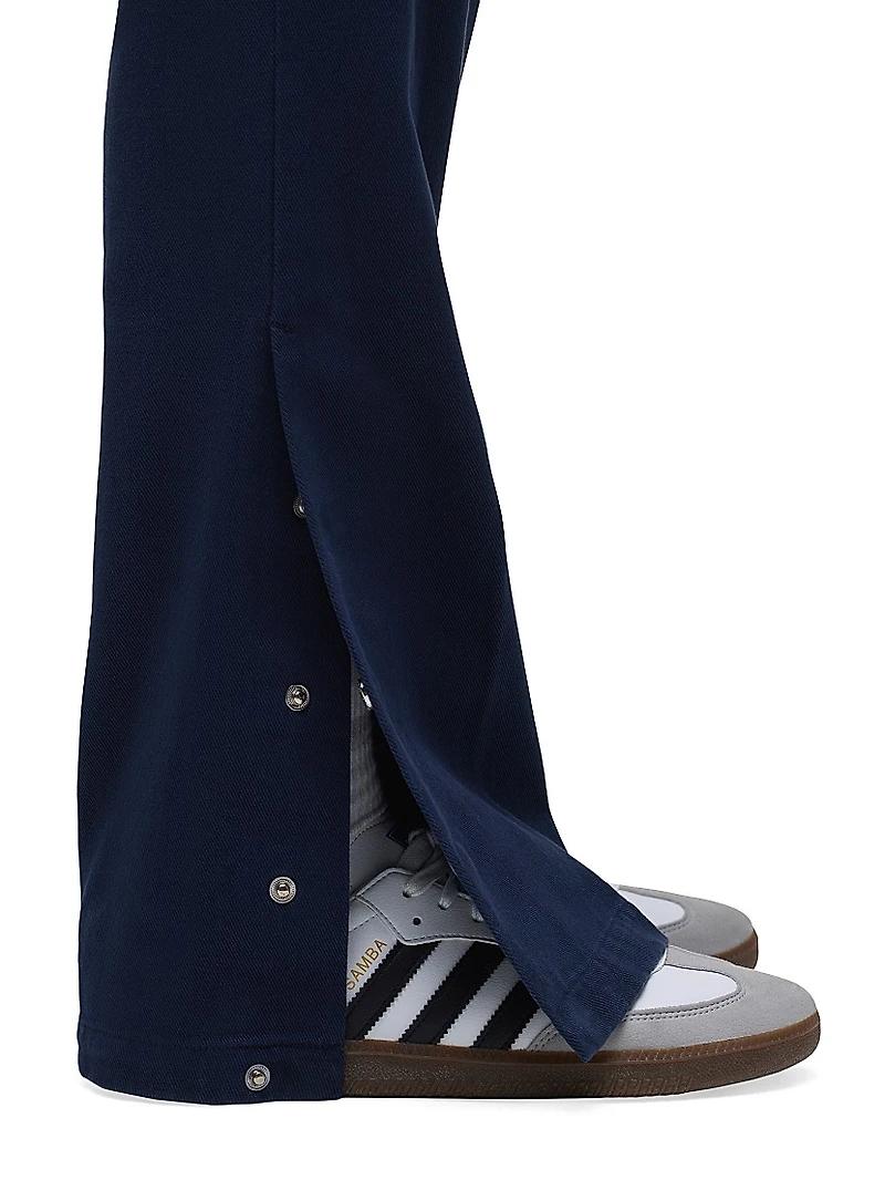 Walker Cotton Snap-Cuff Pants