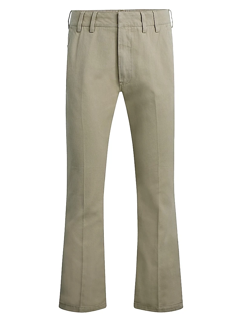 Walker Cotton Snap-Cuff Pants