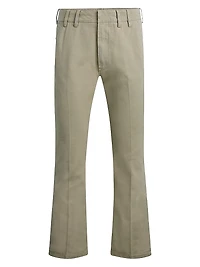 Walker Cotton Snap-Cuff Pants