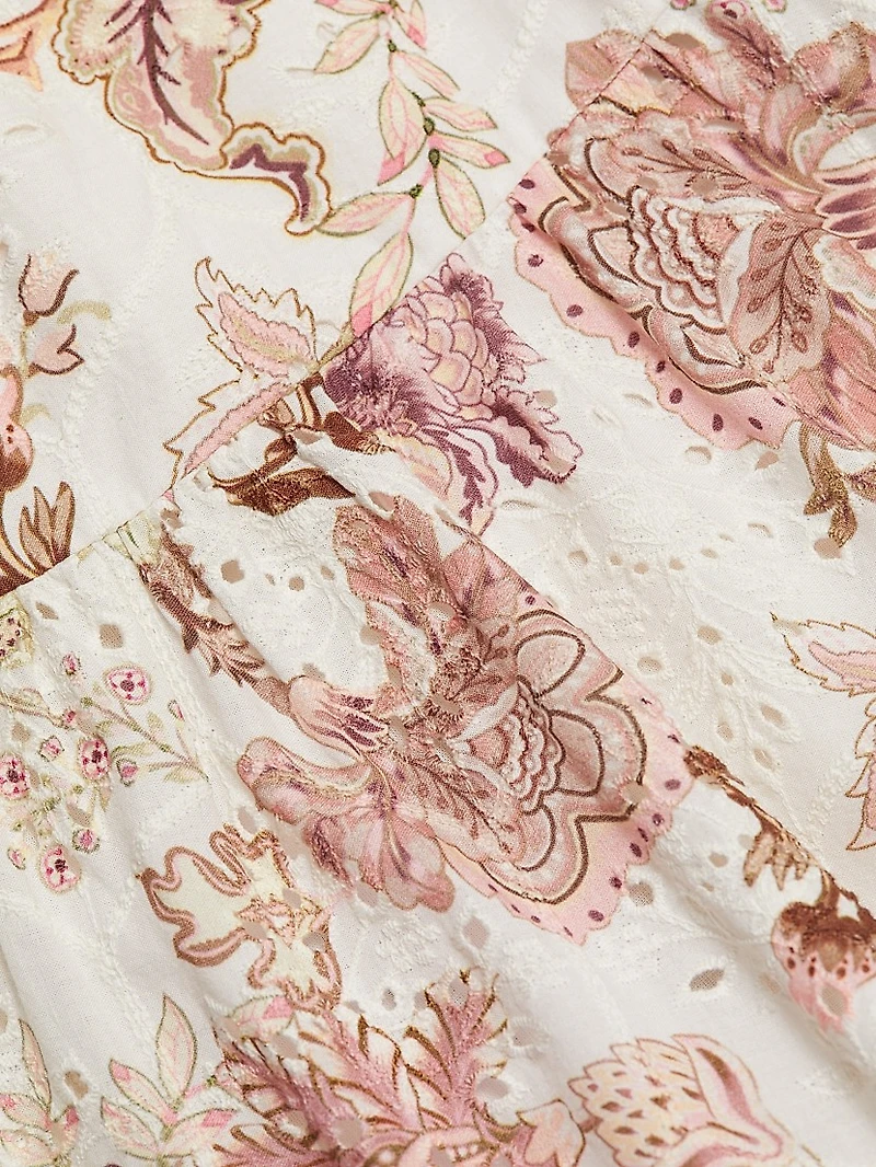 Diza Floral Midi-Skirt