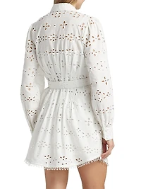 Adya Buckle Shirt Minidress